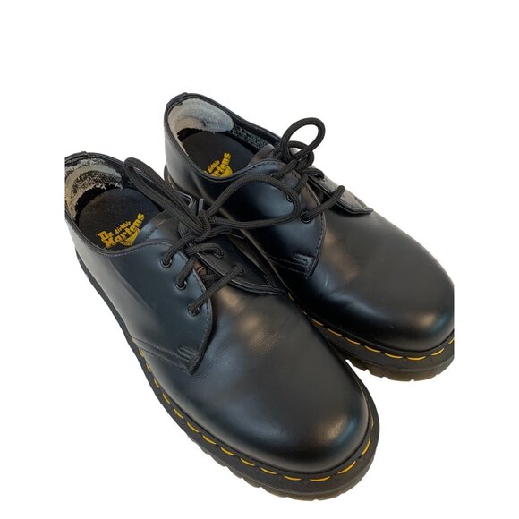Dr Martens 1461 Bex Black Smooth Leather Lace-Up Shoes Unisex 9 M / 10 L 8931 - Picture 3 of 11